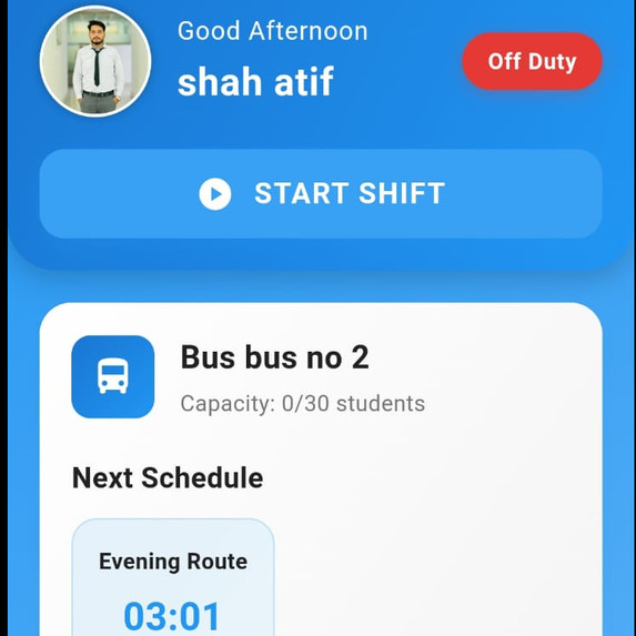 Real-Time Bus Tracking System – screenshot 1