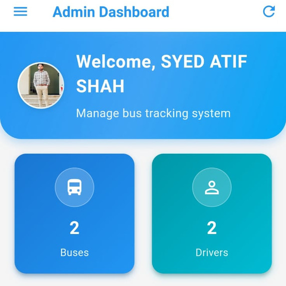 Real-Time Bus Tracking System – screenshot 5