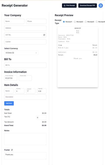Billify-Generator – screenshot 3