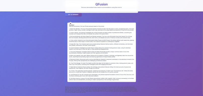 QFusion (The Future CultureLens) – screenshot 8