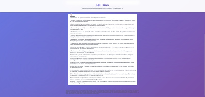 QFusion (The Future CultureLens) – screenshot 9