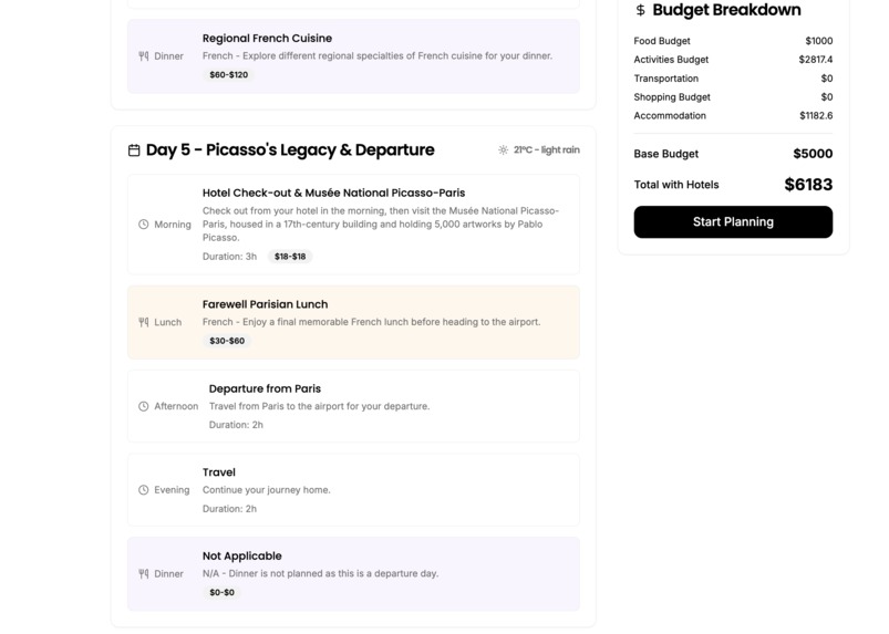 Synapse Travel Plan – screenshot 3