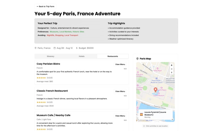 Synapse Travel Plan – screenshot 4