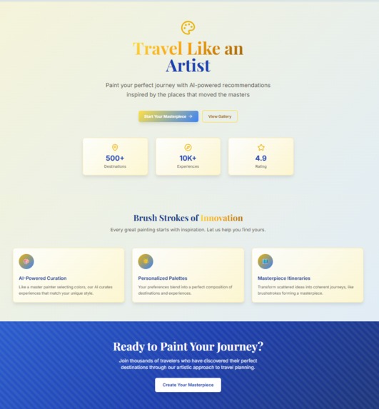 Travel like an Artist – screenshot 1