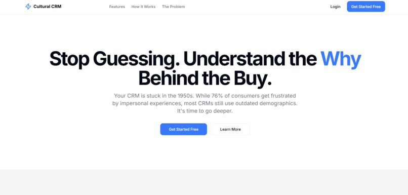 Cultural Intelligence CRM – screenshot 1