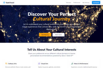 TasteTravel - Personalized Cultural Travel Planner