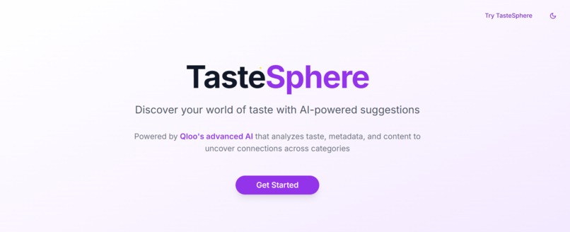TasteSphere – screenshot 1