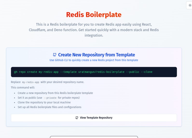 Redis AI Vector Search Boilerplate – screenshot 1