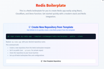 Redis AI Vector Search Boilerplate