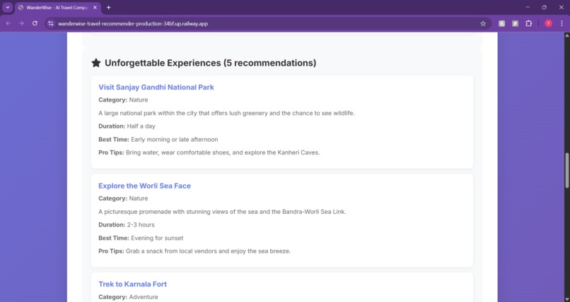 Wander Wise – screenshot 3