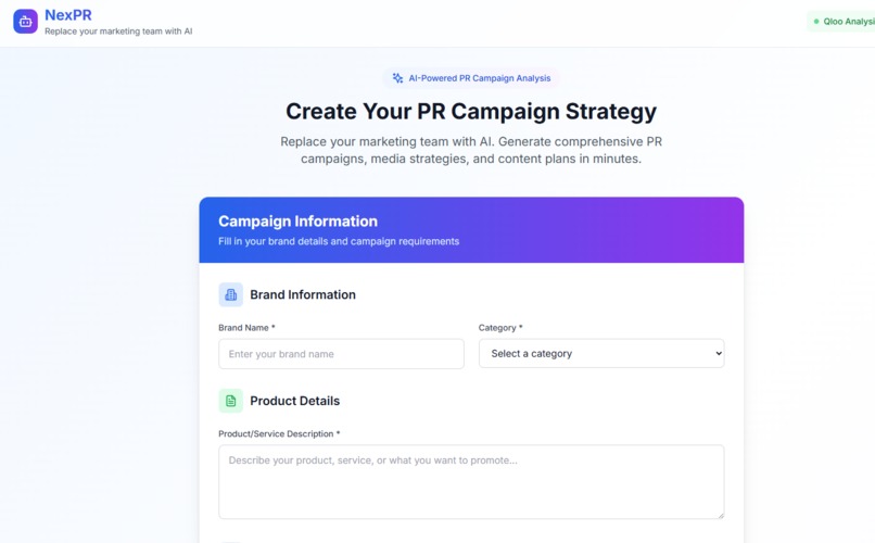 NexPR – screenshot 1