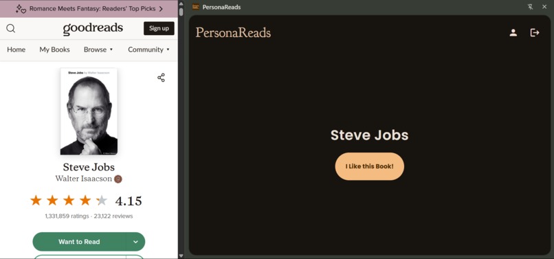 PersonaReads – screenshot 4