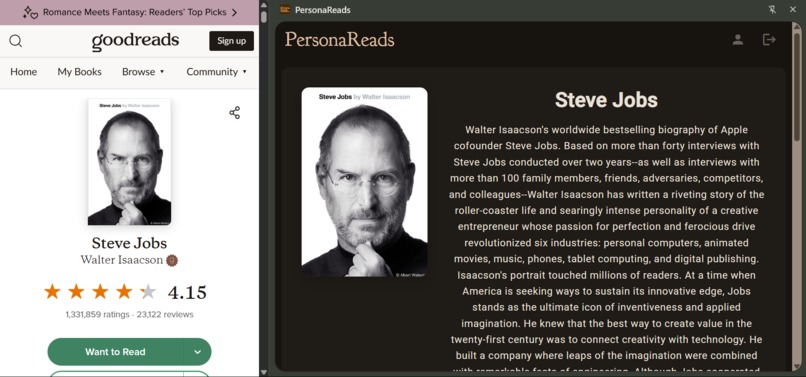 PersonaReads – screenshot 8