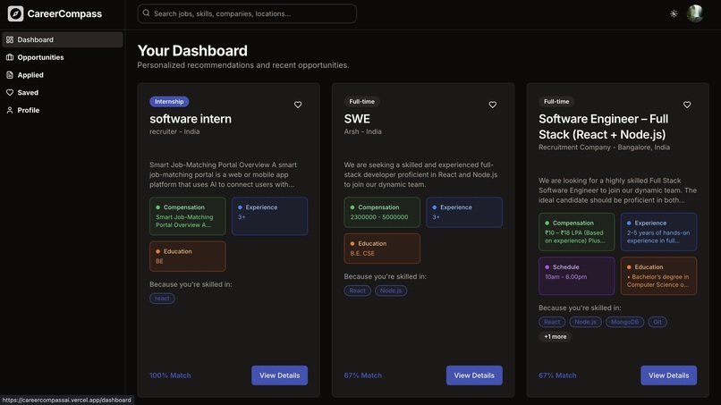 careercompass – screenshot 1