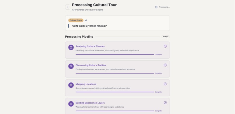 CulturalTrace – screenshot 2