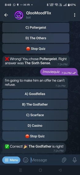 QlooMoodFlix: Personalized movie moods by Qloo. – screenshot 1