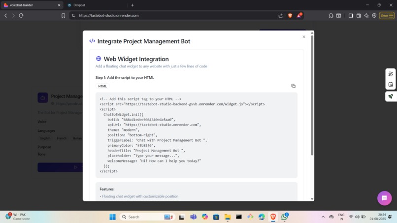 TasteBot Studio- AI Chatbots Powered by Personality & Taste – screenshot 4