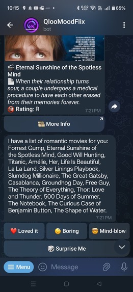 QlooMoodFlix: Personalized movie moods by Qloo. – screenshot 4