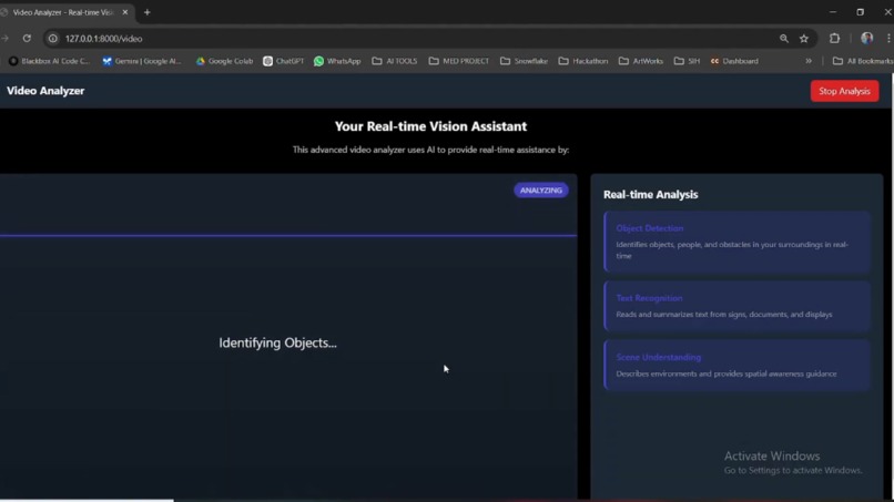 Vision Guide – Smart AI Assistant for the Visually Impaired – screenshot 1