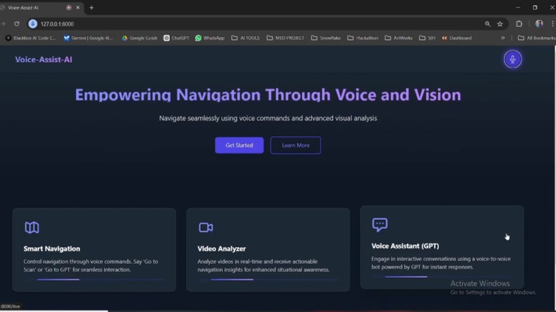 Vision Guide – Smart AI Assistant for the Visually Impaired – screenshot 3