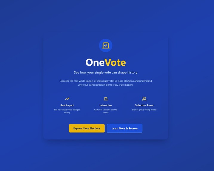 OneVote – screenshot 1