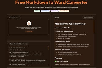 Markdown to Word