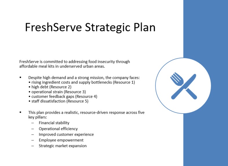 Fresh Serve Strategic Plan 2025 – screenshot 1