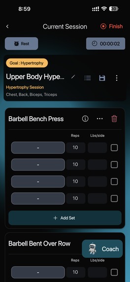RepSet: Gym Pocket Coach – screenshot 6