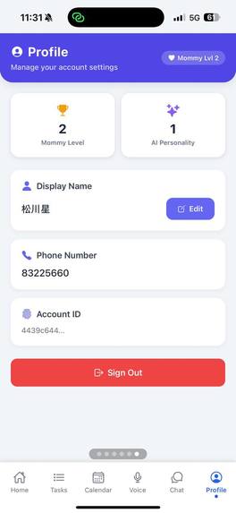 mommy.AI – screenshot 1