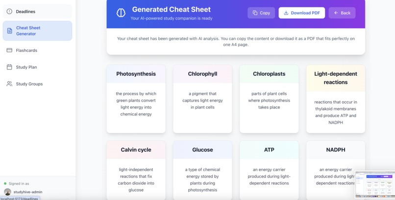 StudyHive  – screenshot 5