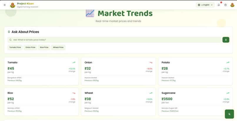 Project Kisan: AI-Powered Assistant for Farmers – screenshot 3