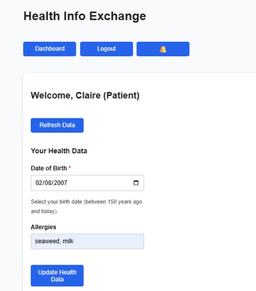 Health-Info-Exchange – screenshot 5