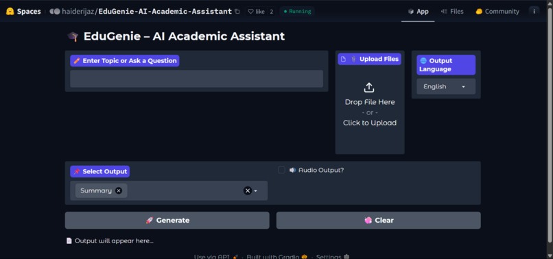 EduGenie – screenshot 1
