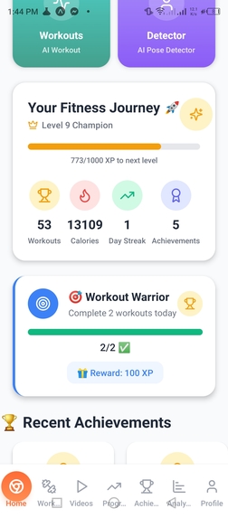 FitBuddy: AI Fitness Coach & Form Tracker – screenshot 2