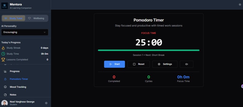 Mentora_ai – screenshot 2
