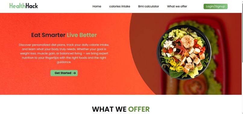 HealthHack – screenshot 1