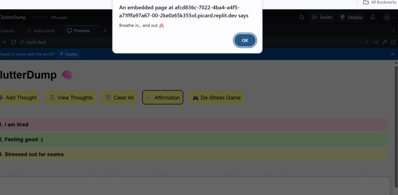 ClutterDump – screenshot 2