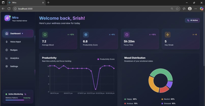 Mira - Your Mental Mirror – screenshot 1