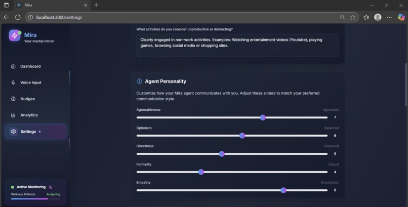 Mira - Your Mental Mirror – screenshot 3