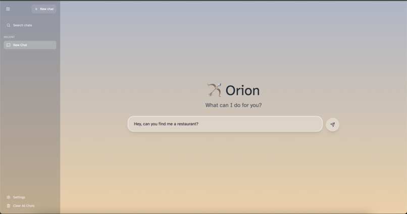 Orion – screenshot 2