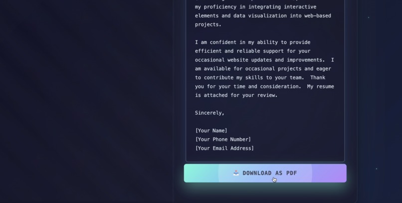 Resume Pilot – screenshot 5