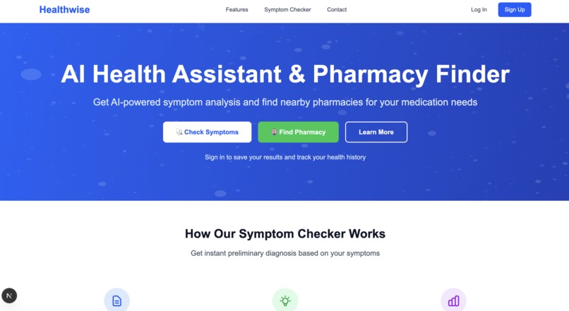 Healthwise – screenshot 1