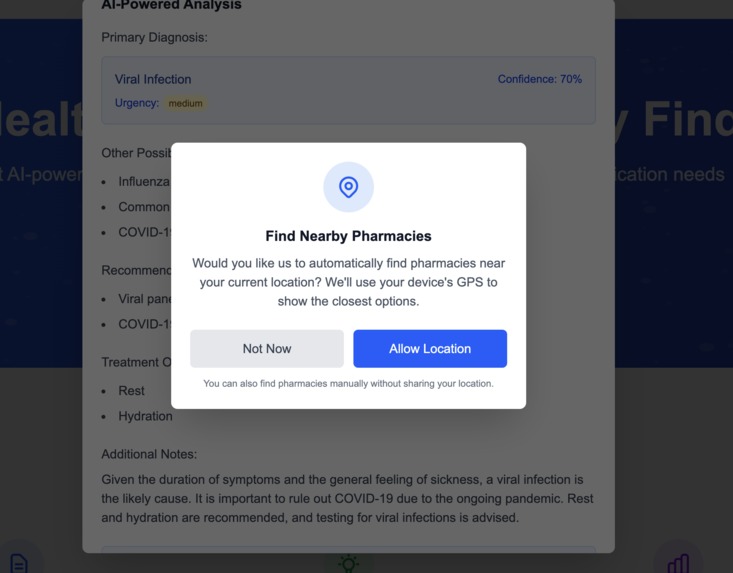 Healthwise – screenshot 2