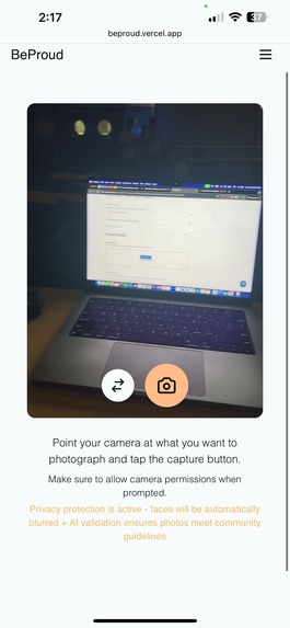 BeProud – screenshot 1