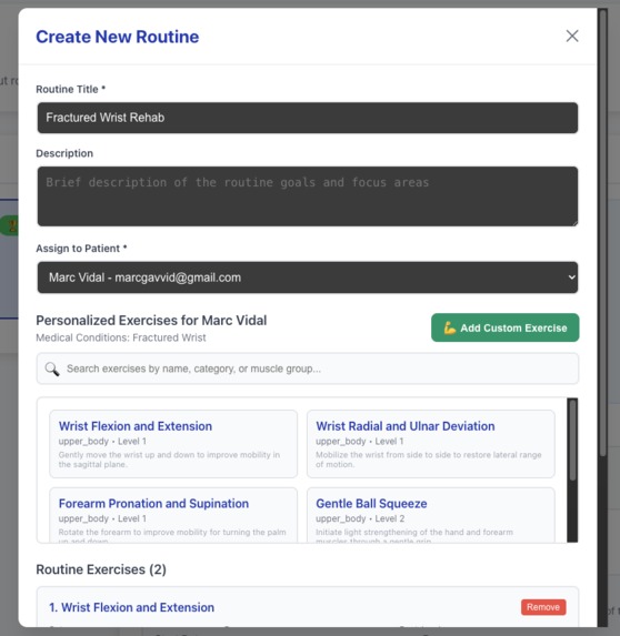 RehabTrack – screenshot 8
