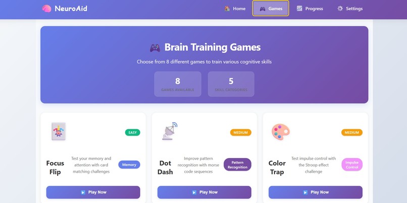 NeuroAid – screenshot 2