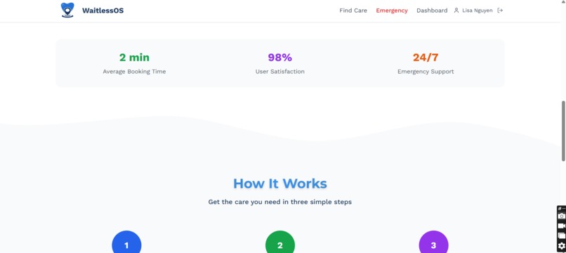 WaitlessOS - Healthcare Booking Platform – screenshot 1