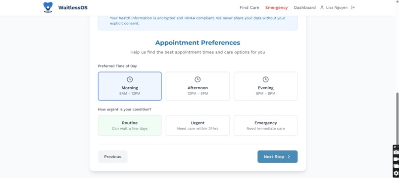 WaitlessOS - Healthcare Booking Platform – screenshot 7