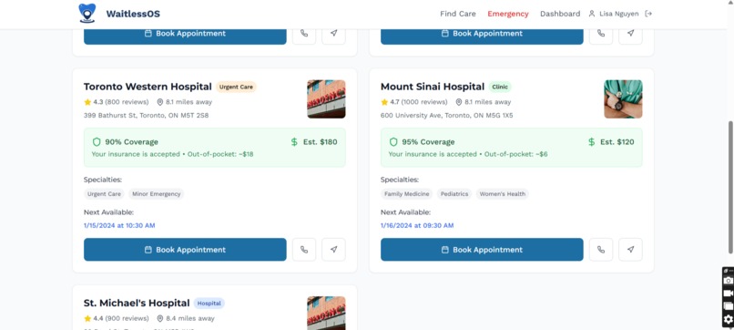 WaitlessOS - Healthcare Booking Platform – screenshot 14