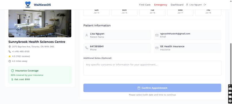 WaitlessOS - Healthcare Booking Platform – screenshot 18